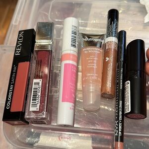 Bundle #76 7 piece physicians formula gloss balm new revlon neutrogena covergirl